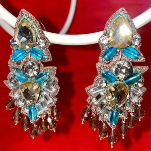 Suzanna Dai Large Drop Earrings